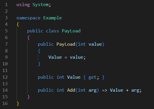 CSharp code example